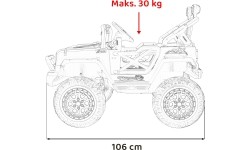 OFF ROAD Speed vehicle Biały