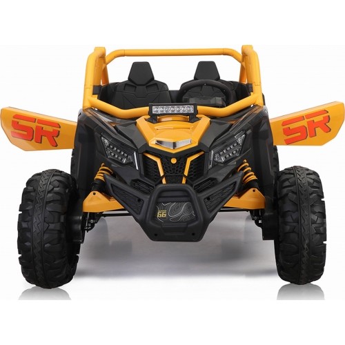 Elektryczny gokart dziecięcy Buggy SR Super 66, żółty