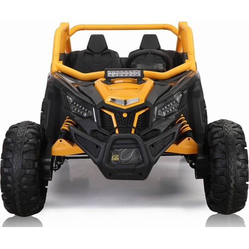 Elektryczny gokart dziecięcy Buggy SR Super 66, żółty