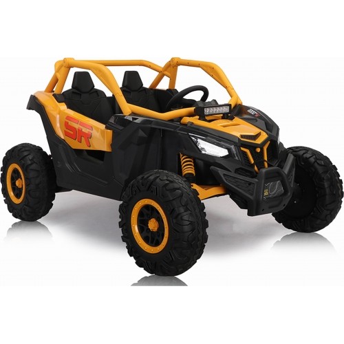 Elektryczny gokart dziecięcy Buggy SR Super 66, żółty