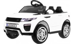 Pojazd elektryczny Rapid Racer, biały