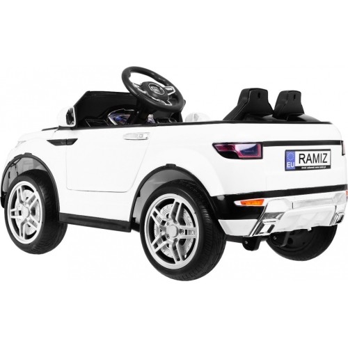 Pojazd elektryczny Rapid Racer, biały