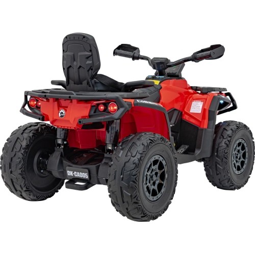 Quad elektryczny Can-Am Outlander ATV, czerwony