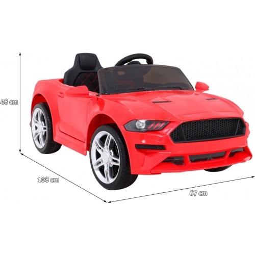 Samochód elektryczny dla dzieci GT Sport, czerwony