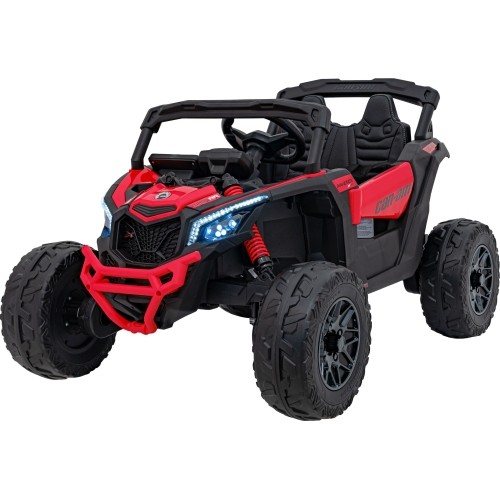 Pojazd elektryczny quad ATV CAN-AM Maverick, czerwony