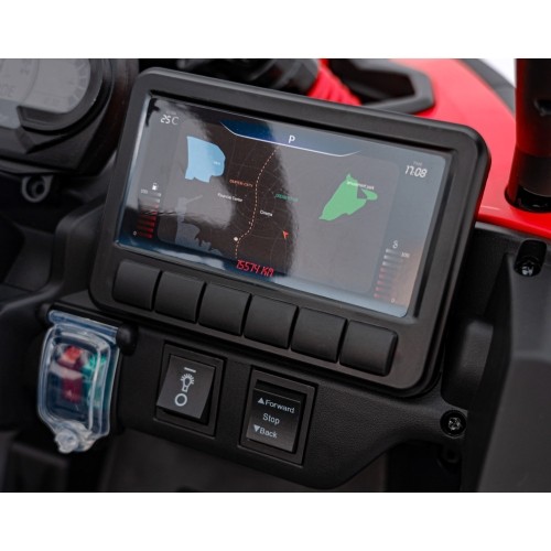 Pojazd elektryczny quad ATV CAN-AM Maverick, czerwony