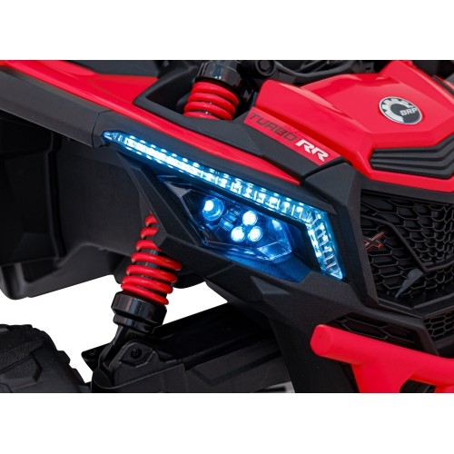 Pojazd elektryczny quad ATV CAN-AM Maverick, czerwony