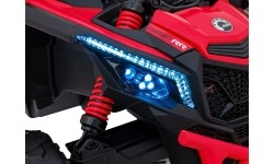 Pojazd elektryczny quad ATV CAN-AM Maverick, czerwony