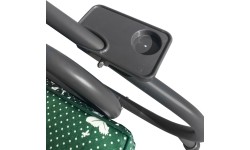 Duża huśtawka ogrodowa Braid 2x1 zielona w motyle