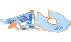 Wooden Barber Set