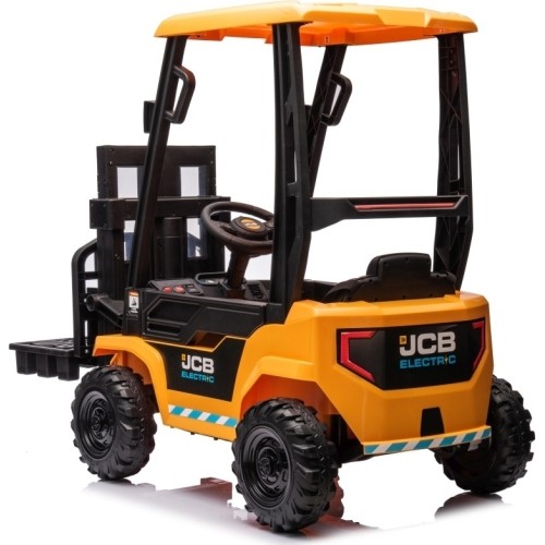 Wózek widłowy JCB, żółty