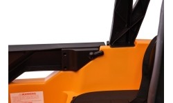Wózek widłowy JCB, żółty