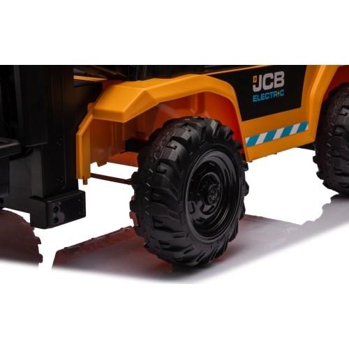 Wózek widłowy JCB, żółty