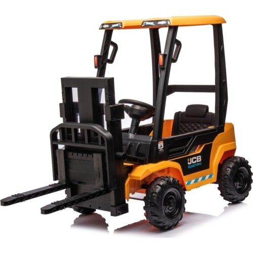 Wózek widłowy JCB, żółty