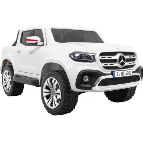 Samochód elektryczny dla dzieci Mercedes Benz X-Class, biały