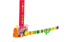 Zabawkowa lokomotywa DOMINO z dźwiękiem