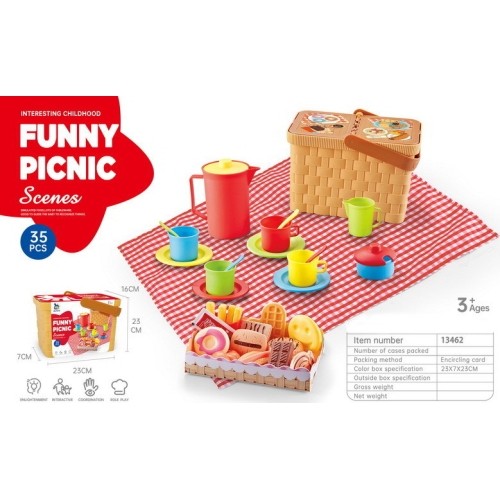 Zestaw piknikowy, 35 elementów