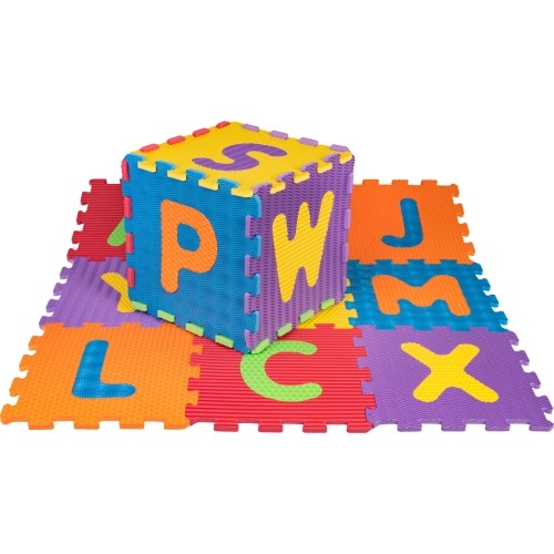 Sensory Mat Puzzle Different Shapes Alphabet