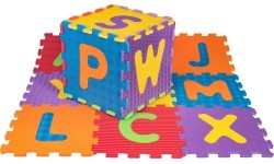 Sensory Mat Puzzle Different Shapes Alphabet
