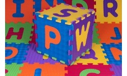 Sensory Mat Puzzle Different Shapes Alphabet