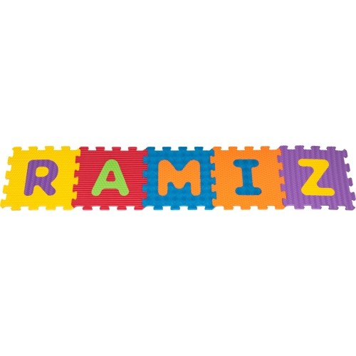 Sensory Mat Puzzle Different Shapes Alphabet