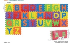 Sensory Mat Puzzle Different Shapes Alphabet