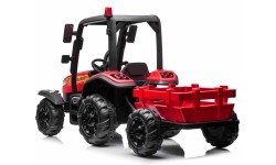 Traktor BLAST z przyczepą, czerwony
