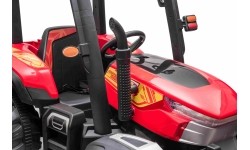 Traktor BLAST z przyczepą, czerwony