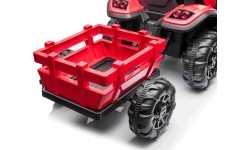 Traktor BLAST z przyczepą, czerwony