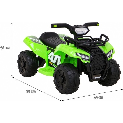Pojazd elektryczny quad Storm, zielony