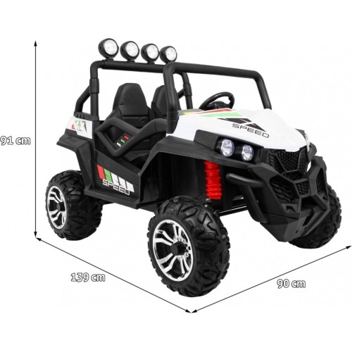 Grand Buggy 4x4 LIFT biały pojazd elektryczny