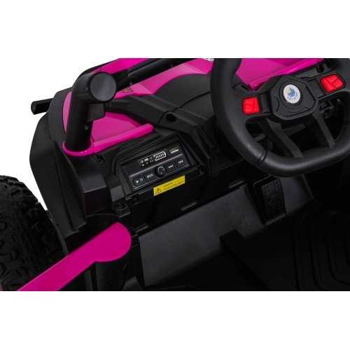 Pojazd elektryczny Madman UTV-MX Buggy, różowy