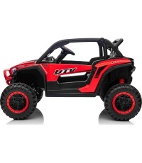 Pojazd elektryczny Buggy 4x4 KCK, czerwony