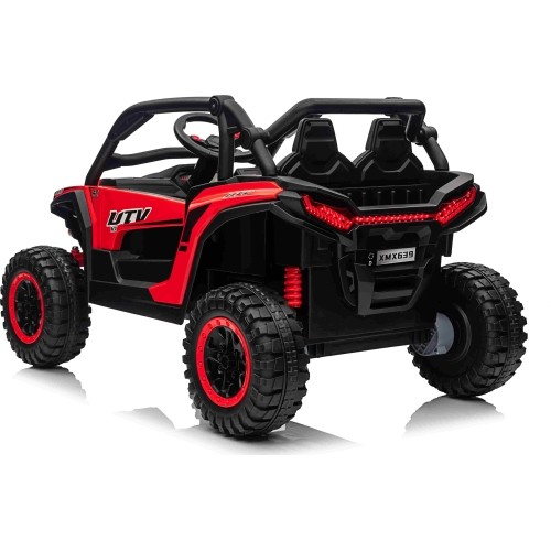 Pojazd elektryczny Buggy 4x4 KCK, czerwony