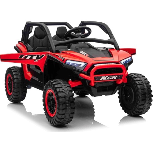 Pojazd elektryczny Buggy 4x4 KCK, czerwony