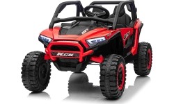 Pojazd elektryczny Buggy 4x4 KCK, czerwony