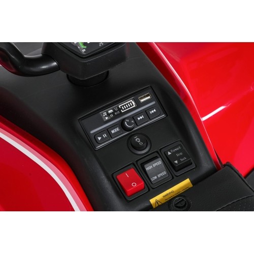 Quad elektryczny Fast Wheel, czerwony