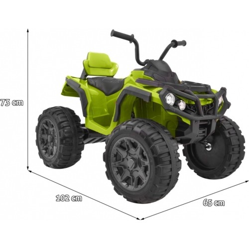 Elektryczny quad ATV, zielony