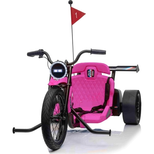 Pojazd elektryczny Drift Bike 21, różowy