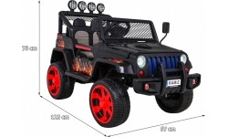 Pojazd elektryczny Raptor DRIFTER 4x4 Flames