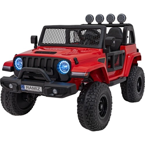 Pojazd elektryczny OFF-ROAD 3.0, czerwony