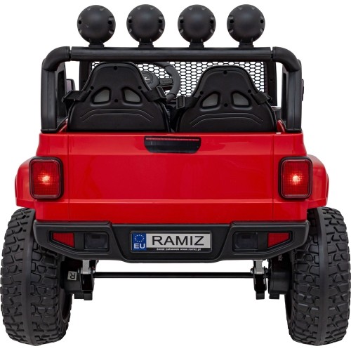 Pojazd elektryczny OFF-ROAD 3.0, czerwony
