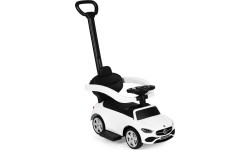 Jeździk pchacz Mercedes C-Klasa z interaktywną kierownicą, biały