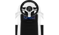Jeździk pchacz Mercedes C-Klasa z interaktywną kierownicą, biały