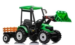 Traktor MEGA D68 z przyczepą, zielony