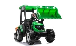 Traktor MEGA D68 z przyczepą, zielony