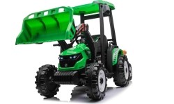 Traktor MEGA D68 z przyczepą, zielony