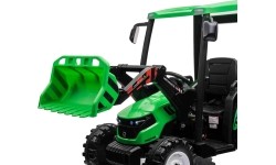 Traktor MEGA D68 z przyczepą, zielony
