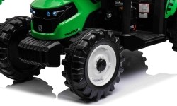 Traktor MEGA D68 z przyczepą, zielony