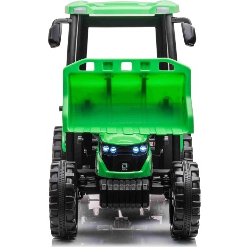 Traktor MEGA D68 z przyczepą, zielony